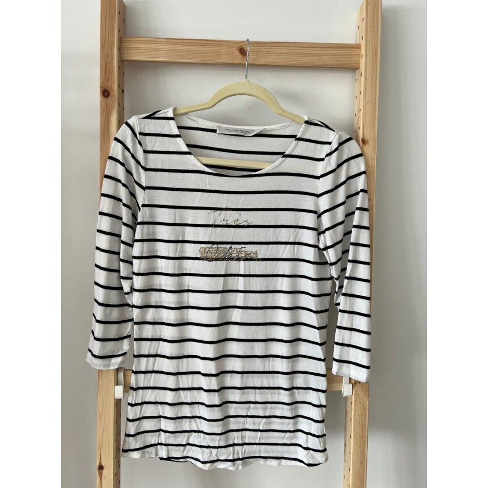 Simons Contemporaine Striped Tres Chic Top ( XS )